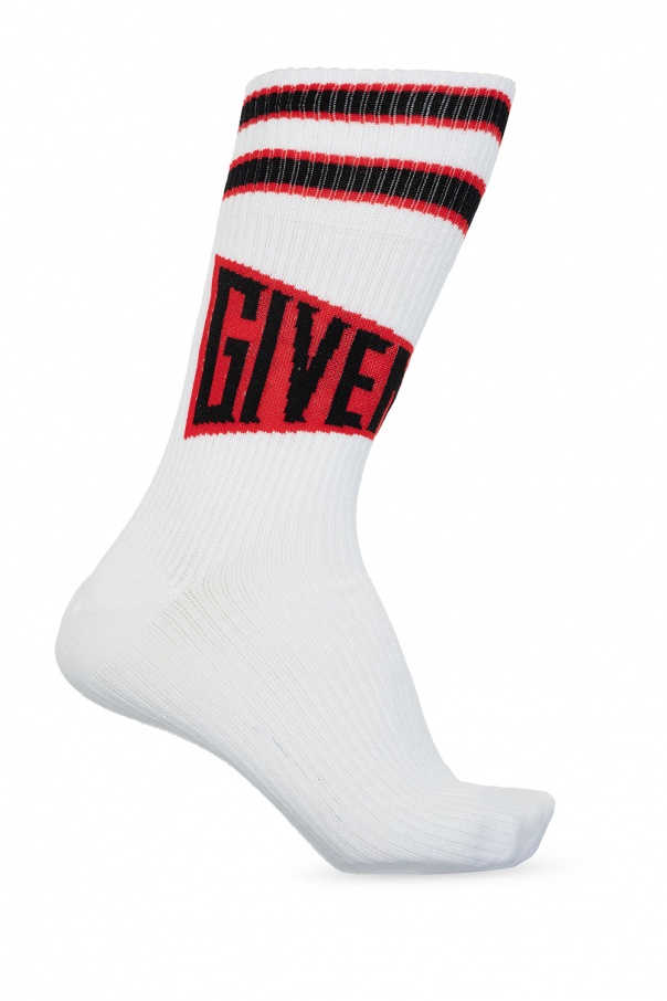 givenchy runway Logo socks